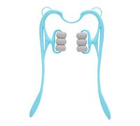 Neck Roller Massage Tool, Handheld Manual Massager with Adjustable Opening, Thermoplastic Rubber Muscle Roller for Neck, Shoulder, Back, Legs Home