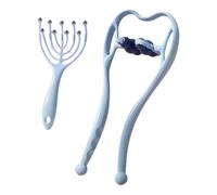 Neck Roller Massage Tool - Shoulder Back Release for Muscle Recovery | ABS Silicone with Nodes Pressure, Head Relief for Relief Body Legs Home Travel Long Hours Men Women