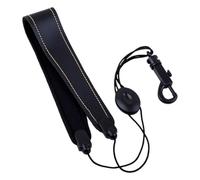 Neck Strap for Saxophone, Ergonomic Design, Leather, Adjustable Sax Straps for Soprano Tenor, Padded Comfort Strap for Alto Sax Baritone and Musicians, 17.72x1.57x0.59 inches