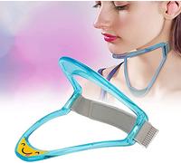 Neck Support Brace Cervical Collar for Pain Relief, Posture Correction Traction Stretcher for Home Office(Blue)
