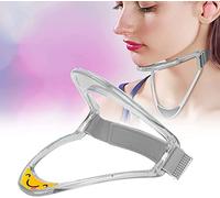 Neck Support Brace Cervical Collar for Pain Relief, Posture Correction Traction Stretcher for Home Office(Transparent)