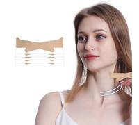 Neck Tightening Tape - Strisce Invisibili per Sollevamento del Viso, Strisce Elastiche per il Collo, Migliora le Rughe e le Linee Sottili, per Doppio Mento, Rughe e Linee Sottili (5)