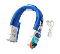 Neck Wearing Fan - Gentle Breeze Cooling Device, Rechargeable Air Blower