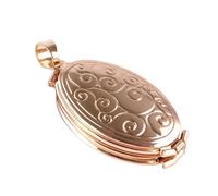 necklace Album Box Necklace Magic 4 Pho Pendant Memory Floating Locket Oval Flower Flash No Phos with for You jewelry