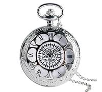 Necklace Pendant Pocket Watch Gift Gift Watch Wall Clock Pendant Clock silver