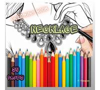 NECKLACE: The Ultimate Coloring Book: Relaxing Line Art for All Ages.