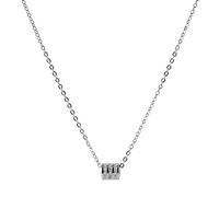 Necklaces for Women,Temperament Slim Waist Rhinestone Cylinder Pendant Clavicle Chain Necklace Jewelry Accessory for Valentine Day Jewelry Gifts for Daughter/Her/Girls/Wife/Mom/Girlfriend(Platinum)