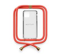 NECKLACY® - The Phone Necklace - Handykette für Apple iPhone 13 Pro Max in Coral Reef | transparente Handyhülle mit hochwertiger Kordel zum Umhängen - Smartphone Crossbody Case
