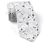 Necktie Bilanciere Dell'Attrezzatura Di Allenamento Di Forma Fisica Cravatte Da Sposa Classica Cravatte Da Lavoro Elegante Cravatta Da Partito Per Festa Matrimonio Party