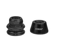 Neco Serie Sterzo Testa 1 1/8 " 44/50x30 Cuscinetti Semi Integrato Nero Bici