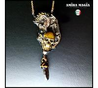 Necronomicon Sigillo Talismano Amuleto Ciondolo Collana Gioiello Pendaglio Magia