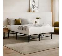 Nectar - Struttura letto pieghevole in metallo - completa - facile installazione senza attrezzi - altezza 35,6 cm - design classico e durevole - robusto telaio in acciaio rivestito - nessuna molla