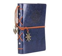 NectaRoy Retrò Annata Vintage Taccuino Della Copertina Pelle PU Diario, Pirati di Pelle Rivista Taccuino Vendemmia, Vuoto Notebook Travel Journal Diario, 105x145mm