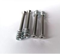 Nectite Viti per Manico Chitarra & Inserti Filettati - Hex/Allen - per Fender Stratocaster & Telecaster - M5 × 40 mm, set da 4 con attrezzo di montaggio
