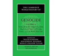 Ned Blackhawk The Cambridge World History of Genocide: Volume (Copertina rigida)