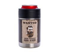 Ned Kelly - Raffreddatore per bottiglie in metallo, a doppia parete, isolato, du