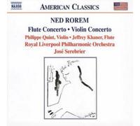 Ned Rorem Flute Concerto, Violin Concerto (Serebrier, Rlpo) (CD) Album