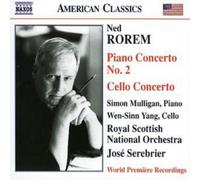 Ned Rorem Piano Concerto No. 2, Cello Concerto (Serebrier, Rsno) (CD) Album