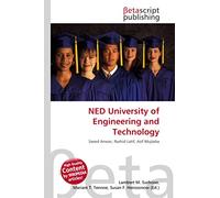 NED University of Engineering and Technology: Saeed Anwar, Rashid Latif, Asif Mujtaba