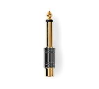 NEDIS Adattatore Audio Mono | 6,35 mm Maschio | RCA Female | Placcato Oro | Dritta | Metallo | Metallo | 1 pz. | Scatola Metallo