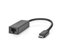 Nedis Adattatore di rete USB 3.2 Gen 1 | 2.5 Gbps | spina USB-C™ | presa RJ45 | 0.20 m | rotondo | nichelato | rame stagnato | nero | scatola