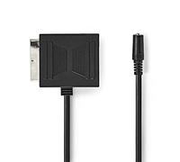 Nedis Adattatore SCART maschio SCART Femmina + 3,5 mm