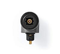 Nedis Accoppiatore Audio Ottico Nedis® | Maschio TosLink-Femmina TosLink | Angolo di 90° | Alluminio Grigio piombo