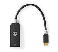 NEDIS Adattatore USB-C a DisplayPort con modalità Alt DP (4K 60 Hz) / nero - 0,15 metri