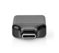 NEDIS Adattatore USB-C - USB 3.2 Gen 1 - Spina USB-C - Uscita HDMI - 4K@60Hz - Rotondo - Nichelato - Grigio/Nero - Scatola