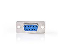 NEDIS Alloggiamento montato a D sub | D-SUB 9 pin femmina | argento | scatola