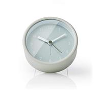 NEDIS Alrm Orologio da comodino con display analogico alimentato a batteria, verde chiaro