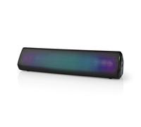 NEDIS Altoparlante Bluetooth® | Durata massima della batteria: 6 ore | Design tavolo | 18 W | Stereo | Microfono incorporato | Collegabile | Nero