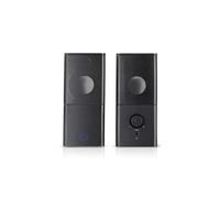 NEDIS Altoparlanti da gioco 2.0 da 18 W per PC e laptop, con USB e 3,5 mm, nero