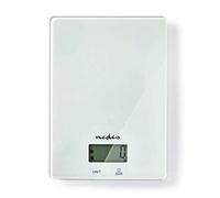 NEDIS Bilance da Cucina digitali | Digitale | Plastica/Vetro Bianco