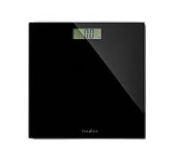 Nedis, Bilancia Digitale LCD Alta Precisione in Vetro con Capacità 150 kg, Nero