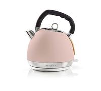 Nedis Bollitore Elettrico, 1,8 L, Morbido Al Tatto, Colore: Rosa