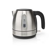 Nedis, Bollitore elettrico rotante in alluminio da 1 litro con controller Strix