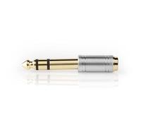 Nedis Adattatore audio stereo CAGC23930ME 6,35 mm maschio a 3,5 mm femmina connessione stabile
