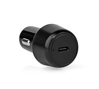 NEDIS Caricabatteria da Auto | 2.0/3.0 A | Numero di uscite: 1 | Tipo di Porta: USB-C | 30 W | Selezione Automatica della Tensione