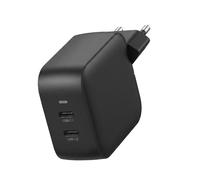 Nedis, Caricabatterie da Muro GaN 45W 2 Porte USB-C Power Delivery 3.0, Nero