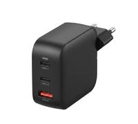 Nedis, Caricabatterie da Rete GaN 100W PD 3.0 2x USB-C e USB-A Ricarica Rapida