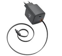 Nedis, Caricabatterie USB-C 65W con Cavo USB-C Riavvolgibile Ricarica Rapida