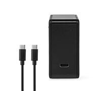 NEDIS Caricatore | PD3.0 27W / PD3.0 36W / PD3.0 45W / PD3.0 65W | 3.0/3.25A A | Numero di uscite: 1 | USB-C | Type-C | 2.00 m | 65W | Selezione Automatica della Tensione