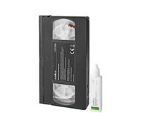 Nedis, Cassetta di Pulizia per Testine VHS con Liquido Flocculante 20ml, Nero