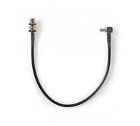 NEDIS Cavo antenna | presa SMA | TS9 | placcato oro | 50 Ohm | schermato singolo, 0,20 m | rotondo | PVC | nero | sacchetto di plastica