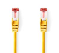 NEDIS Cavo Cat 6 | Connettore RJ45 (8P8C) | Connettore RJ45 (8P8C) | SF/UTP | 1.00 m | rotondo | PVC LSZH | giallo | sacchetto di plastica