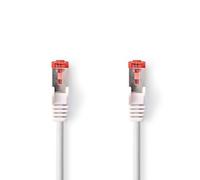NEDIS Cavo Cat 6 - Connettore RJ45 - Spina RJ45 - S/FTP - 0,25 m - Interno - Rotondo - LSZH - Bianco - Box