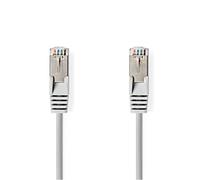 Nedis Cavo Cat 6a | SF/UTP | RJ45 (8P8C) maschio | RJ45 (8P8C) maschio | Tondo | PVC | Etichetta 3.00 m Grigio