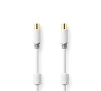 N CSBW40015WT30 - Cavo coassiale, connettore IEC <> presa IEC 3,00 m, rotondo, bia