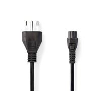 Nedis Cavo di alimentazione - Connettore tipo L (IT) IEC-320-C5 - 2,0 m - Nero